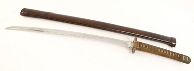 Lot 144 - A Japanese Shinto Wakizashi, in Shin Gunto...