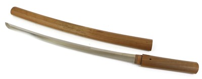 Lot 146 - A Japanese Koto Wakizashi, the 50.5cm blade...