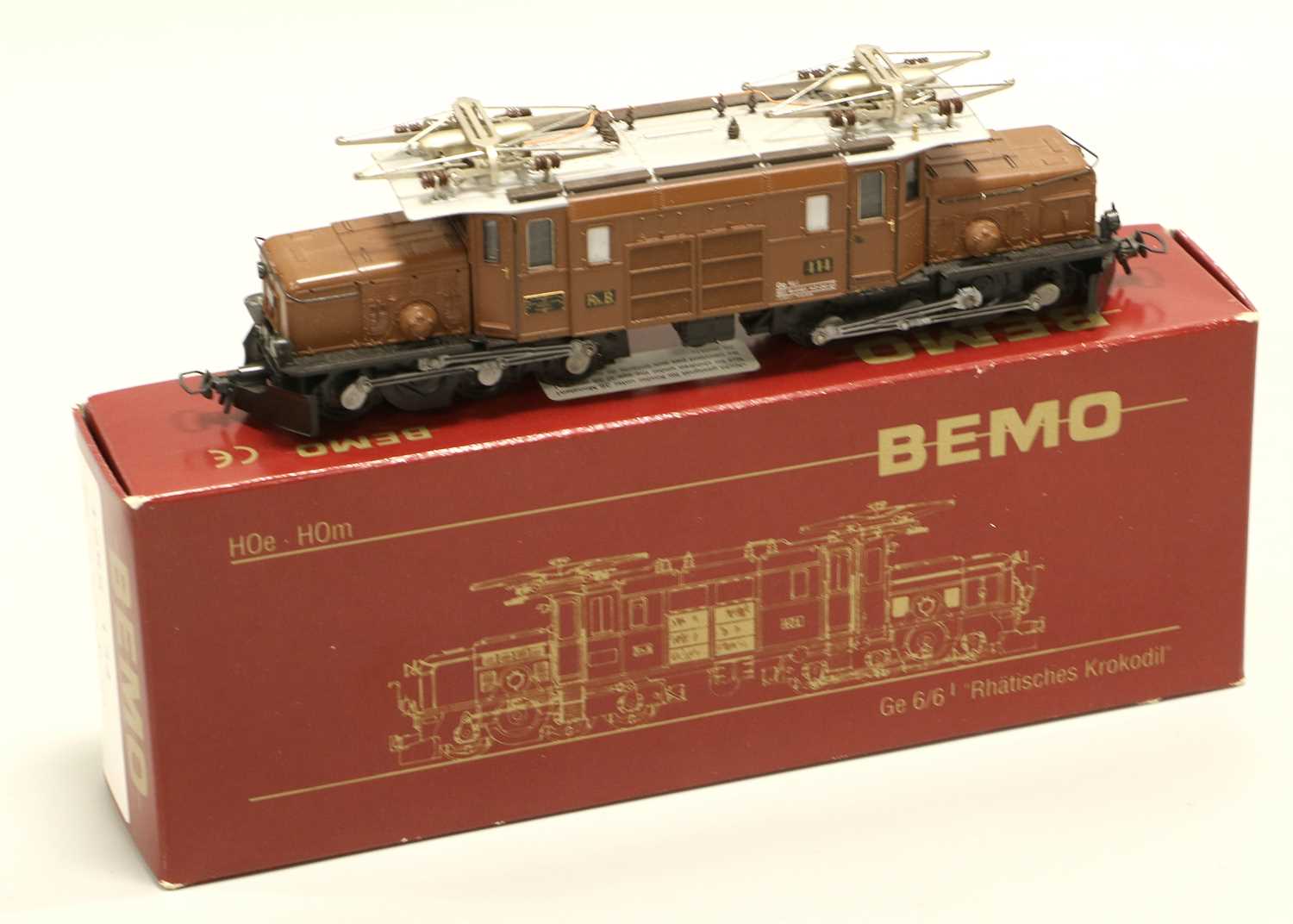 Lot 4232 - Bemo HOe/HOm Gauge 1255 RhB Ge 6/6