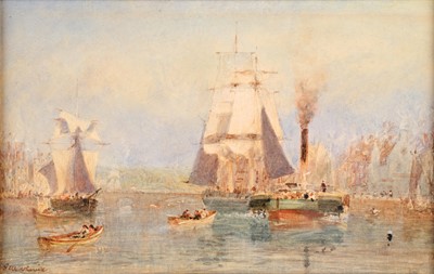 Lot 1026 - George Weatherill (1810-1890) "Lower Harbour...