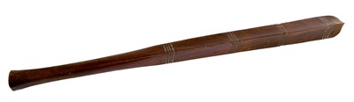 Lot 180 - A South Sea Islands War Club, of chestnut...
