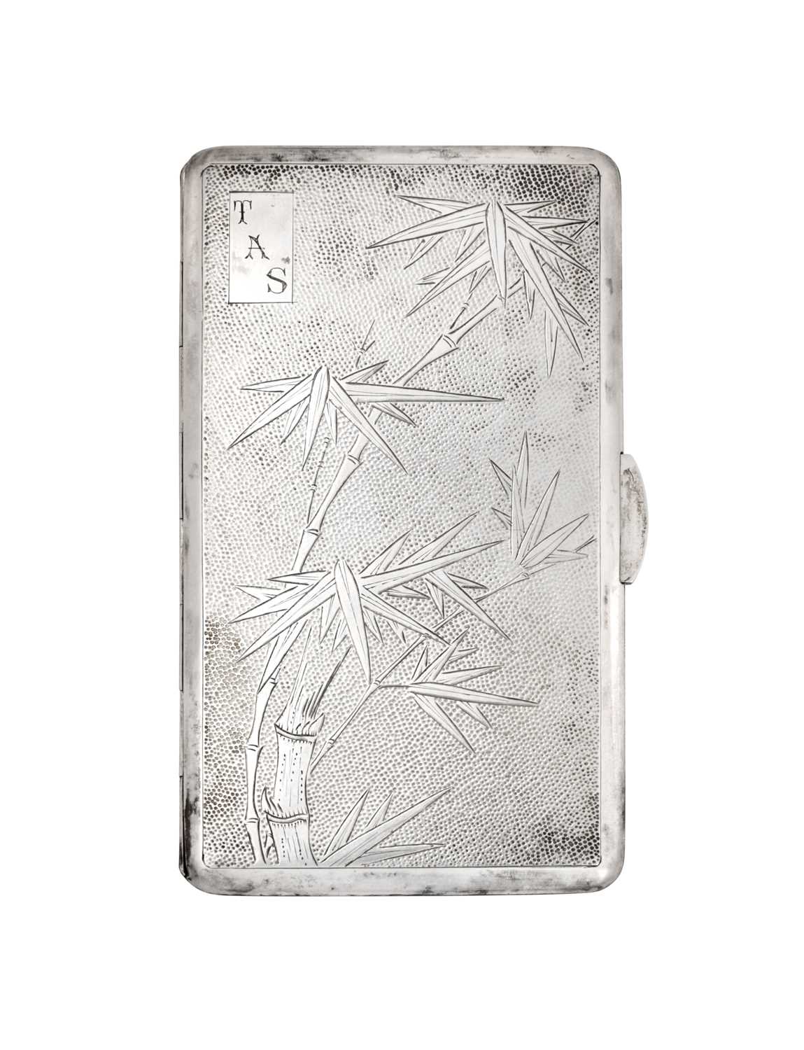 Lot 2271 - A Chinese Export Silver Cigarette-Case