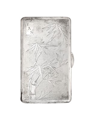Lot 2271 - A Chinese Export Silver Cigarette-Case