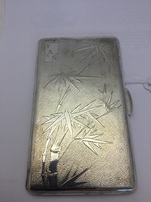 Lot 2271 - A Chinese Export Silver Cigarette-Case