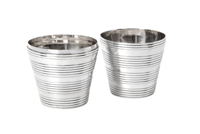 Lot 2200 - A George III Silver Double-Beaker
