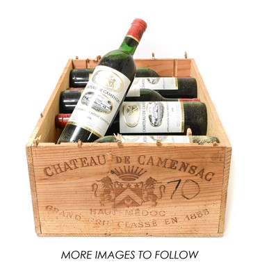 Lot 3043 - Château De Carmensac 1970 Grand Cru Classé,...
