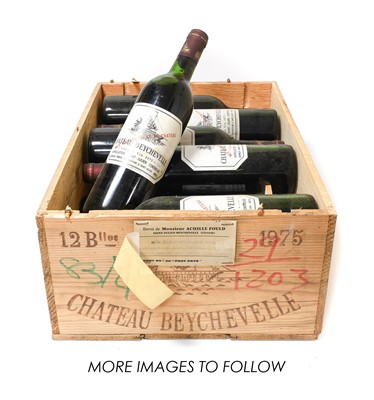 Lot 3035 - Château Beychevelle 1975 Saint-Julien (twelve...