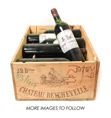 Lot 3036 - Château Beychevelle 1975 Saint-Julien (twelve...