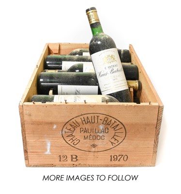 Lot 3053 - Château Haut-Batailley 1970 Pauillac (twelve...