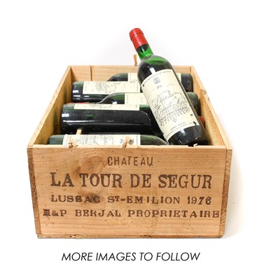 Lot 3058 - Château La Tour De Ségur 1976 Lussac...
