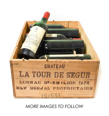 Lot 3059 - Château La Tour De Ségur 1976 Lussac...