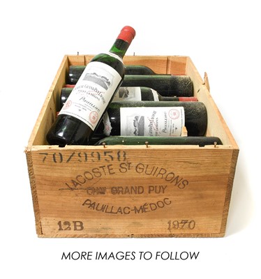 Lot 3045 - Château Grand-Puy Lacoste Saint Guirons 1970,...