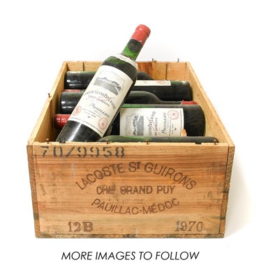 Lot 3046 - Château Grand-Puy Lacoste Saint Guirons 1970,...