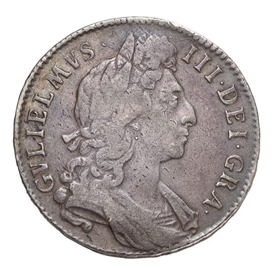 Lot 59 - William III, Halfcrown 1696, OCTAVO, large...