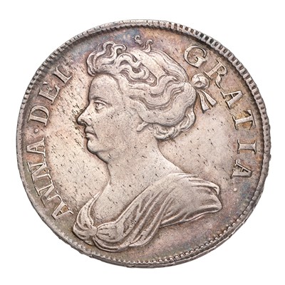 Lot 62 - Anne, Halfcrown 1707, SEPTIMO, plain angles...