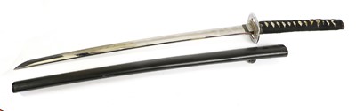 Lot 149 - A Japanese Shinto Wakizashi, the 57cm steel...