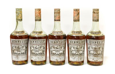 Lot 3096 - Hennessy Cognac, 1970s bottling (five bottles)