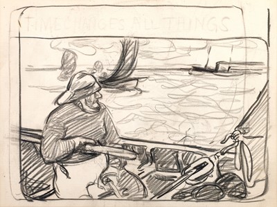 Lot 1045 - Attributed to Dame Laura Knight RA, RWS, RE,...