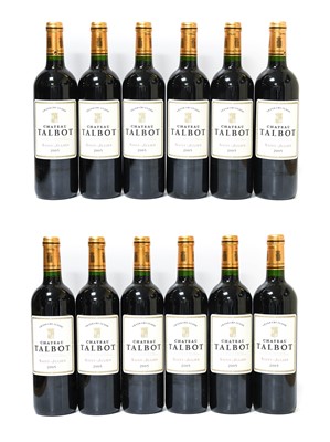 Lot 41 - Château Talbot 2005 Saint-Julien (twelve bottles)