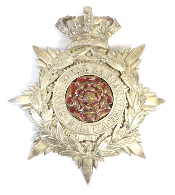 Lot 34 - A Victorian Officer's Four Part Silvered Metal...