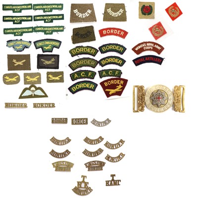 Lot 40 - A Victorian Border Regiment Belt Buckle, of...