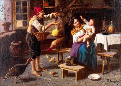 Lot 1130 - Eugenio Zampighi (1859-1944) Italian Music...