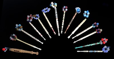 Lot 2071 - 19th Century Lace Makers Bobbins comprising...