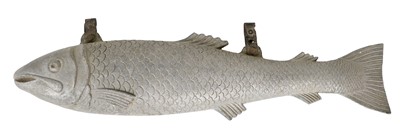 Lot 3094 - A Cast Alloy Fish Sign