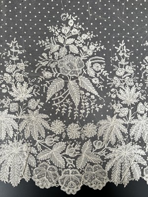 Lot 2059 - Late 19th/Early 20th Century Brussels Appliqué...