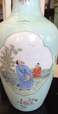 Lot 43 - A Chinese Porcelain Vase, Qianlong reign mark...