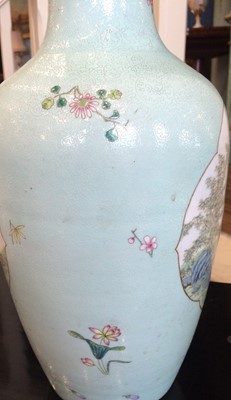Lot 43 - A Chinese Porcelain Vase, Qianlong reign mark...