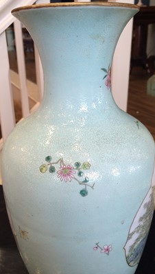 Lot 43 - A Chinese Porcelain Vase, Qianlong reign mark...
