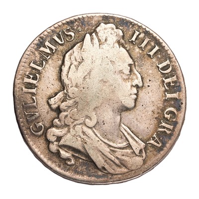 Lot 58 - William III, Crown 1696 OCTAVO, first bust,...