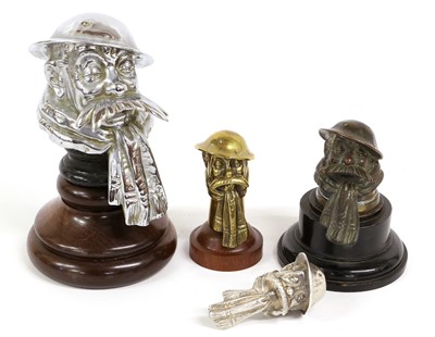 Lot 67 - A Chromium Plated Car Mascot as Old Bill by...