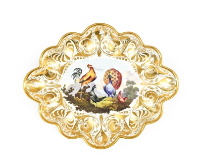 Lot 93 - A Derby Porcelain Dessert Dish, circa 1820, of...