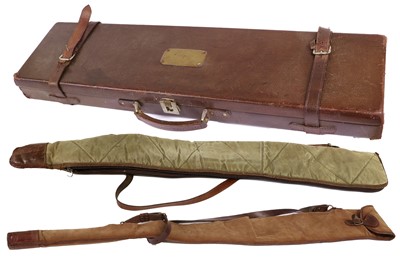 Lot 203 - A Holland & Holland Leather Trimmed Green...