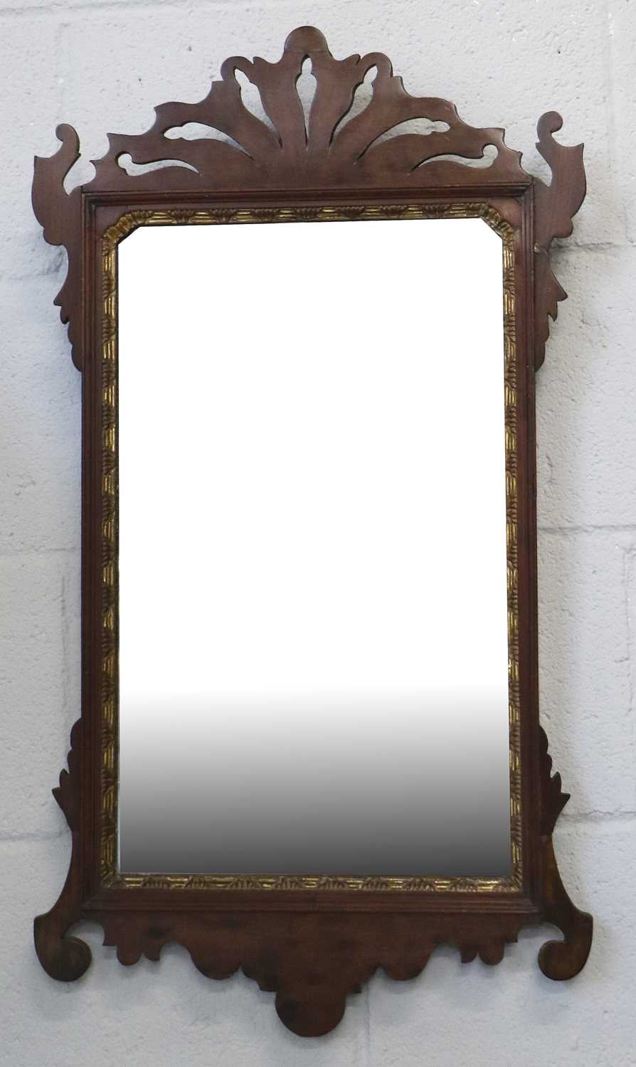 Lot 83 - A 19th Century Mahogany Framed Fret Carved...