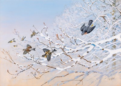 Lot 1064 - George Edward Lodge (1860-1954) ''The Raid in...