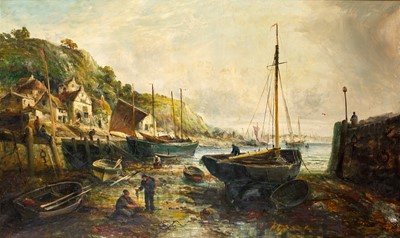 Lot 1123 - William Edward Webb (1862–1903) "Old Quay at...