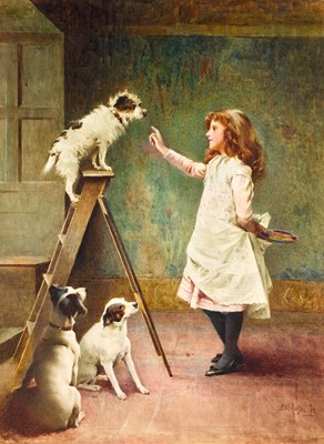 Lot 1051 - Alexander Mark Rossi (1840-1916) "On Trust"...