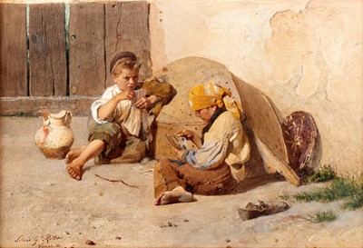 Lot 1023 - Silvio Giulio Rotta (1853–1913) Italian Street...