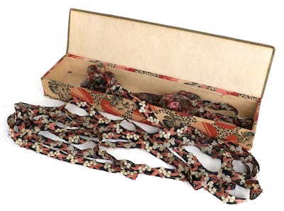 Lot 2067 - Two Circa 1920s Lengths of Decorative Coloured...