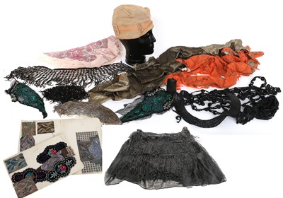 Lot 2074 - Costume and Textiles comprising a late 19th...
