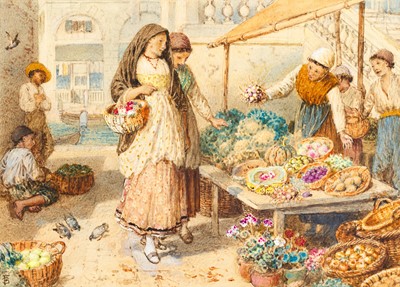 Lot 1022 - Myles Birket Foster RWS (1825-1899) Fruit...