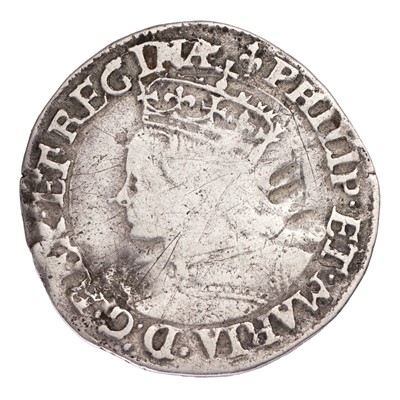 Lot 35 - Philip and Mary, Groat, 1.92g, mm. lis,...