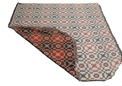 Lot 2085 - A Welsh Wool Blanket Labelled Meirionweave in...