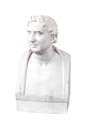 Lot 122 - William Behnes (1795-1864): A White Marble...