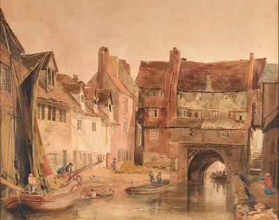 Lot 1019 - Peter de Wint OWS (1784-1849) "Old Cottages,...