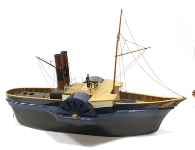 Lot 3201 - Live Steam Model Paddle Steamer