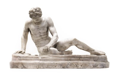 Lot 121 - After the Antique: A Carved White Marble...